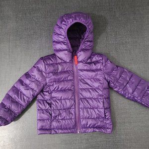 Kids Purple Puffer Jacket - 2T